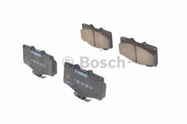 BOSCH 0986424268 Комплект гальмівних колодок, дискове гальмо