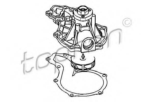 TOPRAN 108238 Водяний насос