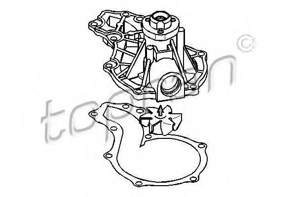 TOPRAN 100211 Водяний насос