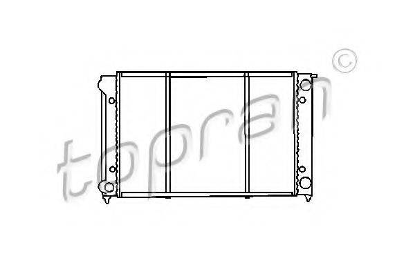 TOPRAN 102726 Радіатор, охолодження двигуна