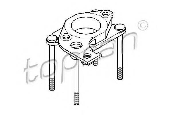 TOPRAN 101002 Фланець, карбюратор