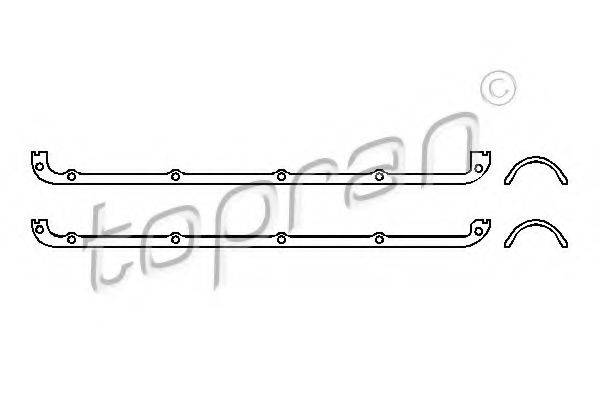 TOPRAN 101526 Комплект прокладок, кришка головки циліндра