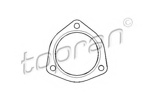 TOPRAN 107206 Прокладка, труба вихлопного газу
