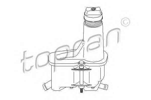 TOPRAN 108568 Компенсаційний бак, гідравлічного масла услювача керма