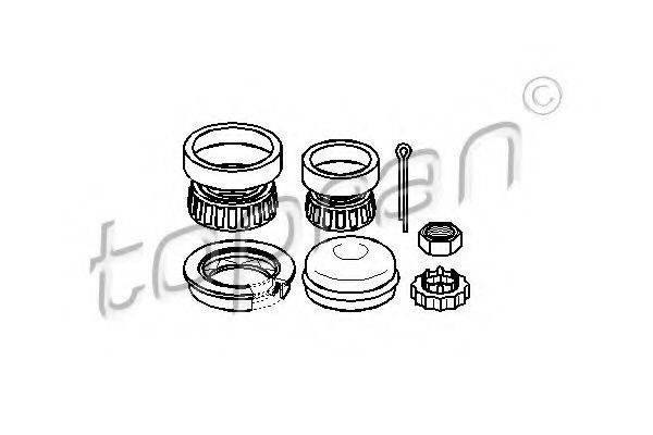 TOPRAN 102832 Комплект підшипника маточини колеса