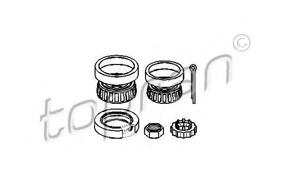 TOPRAN 103751 Комплект підшипника маточини колеса