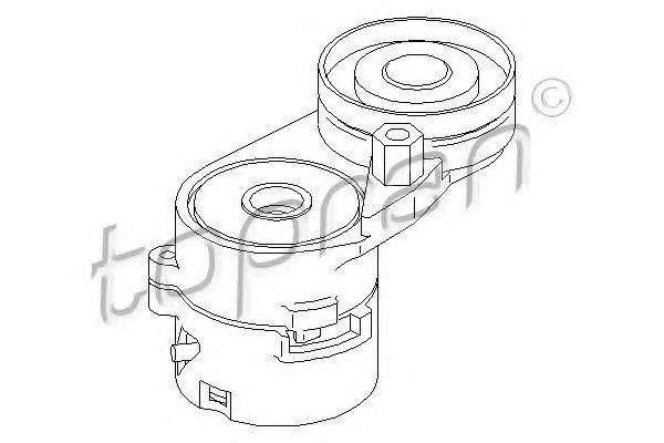 TOPRAN 109171 Натягувач ременя, клинового зубча