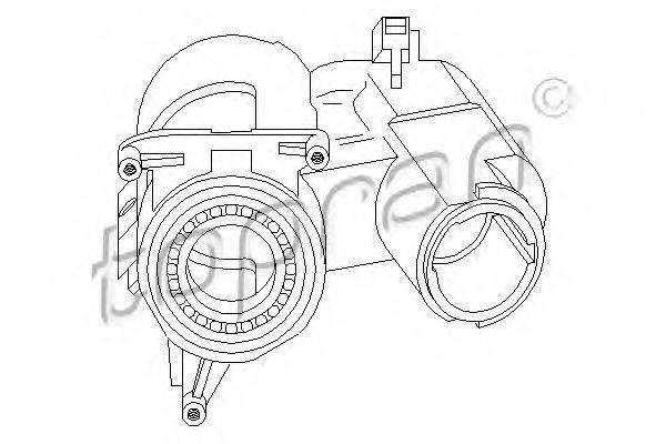 TOPRAN 103559 Замок валу рульового колеса