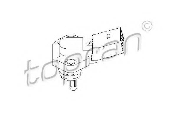 TOPRAN 111417 Датчик, тиск у впускному газопроводі