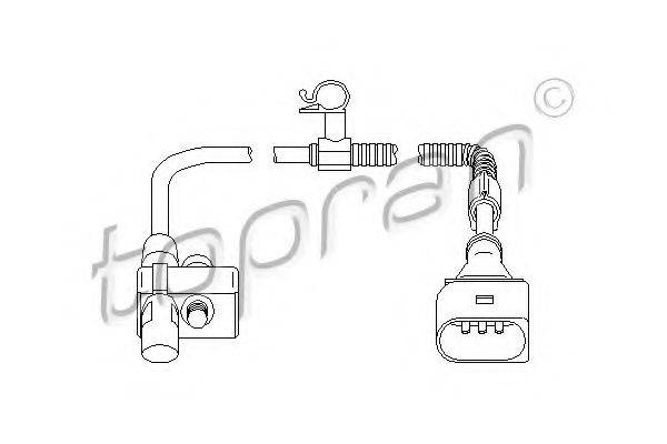 TOPRAN 111427 Датчик частоти обертання, керування двигуном