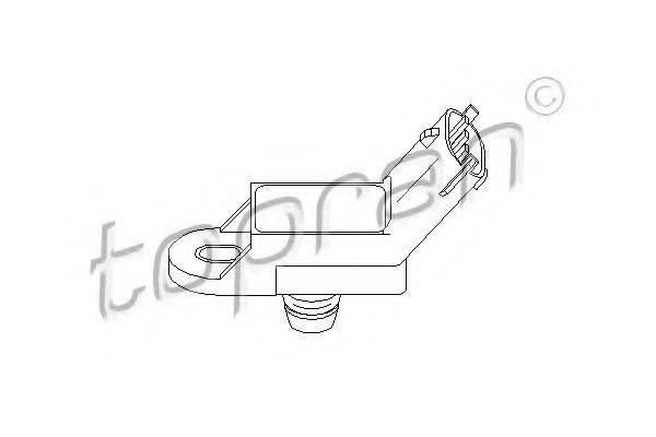 TOPRAN 207830 Датчик, тиск у впускному газопроводі