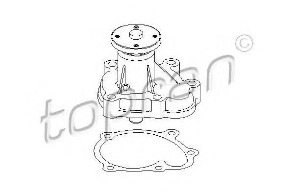 TOPRAN 205228 Водяний насос