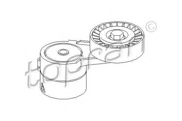 TOPRAN 205741 Натяжний ролик, полікліновий ремінь