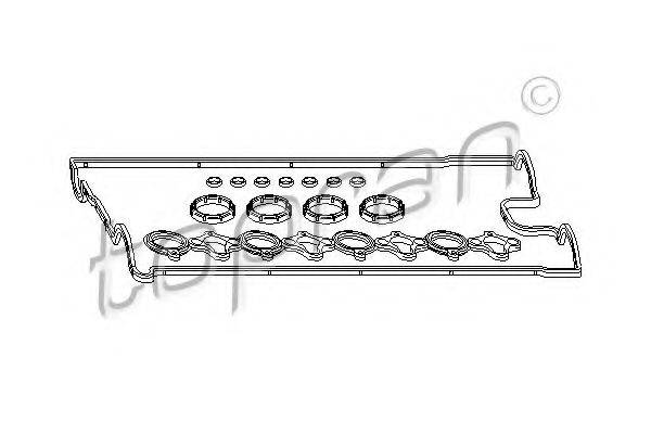 TOPRAN 207052 Комплект прокладок, кришка головки циліндра