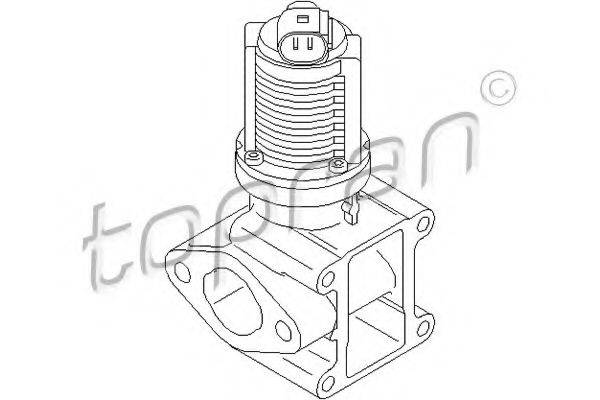 TOPRAN 207441 Клапан повернення ОГ