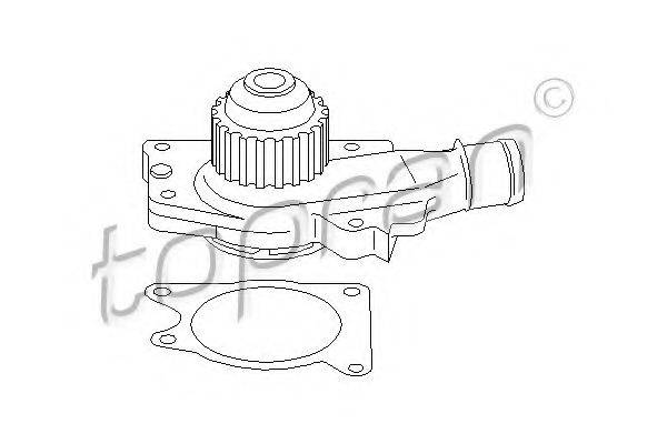 TOPRAN 300810 Водяний насос
