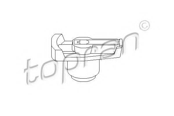 TOPRAN 400669 Бігунок розподільника запалювання
