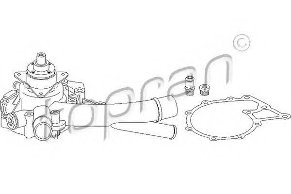 TOPRAN 400400 Водяний насос