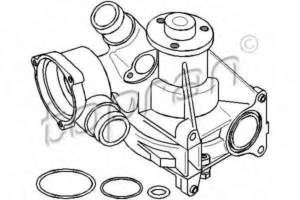 TOPRAN 401172 Водяний насос