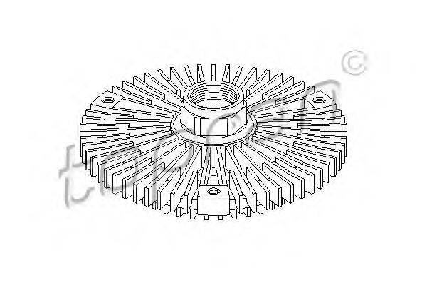TOPRAN 401187 Зчеплення, вентилятор радіатора