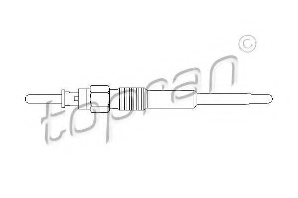 TOPRAN 500648 Свічка розжарювання