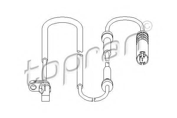 TOPRAN 501465 Датчик, частота обертання колеса