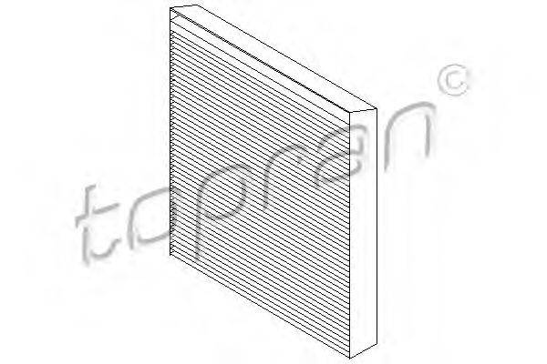 TOPRAN 700266 Фільтр, повітря у внутрішньому просторі