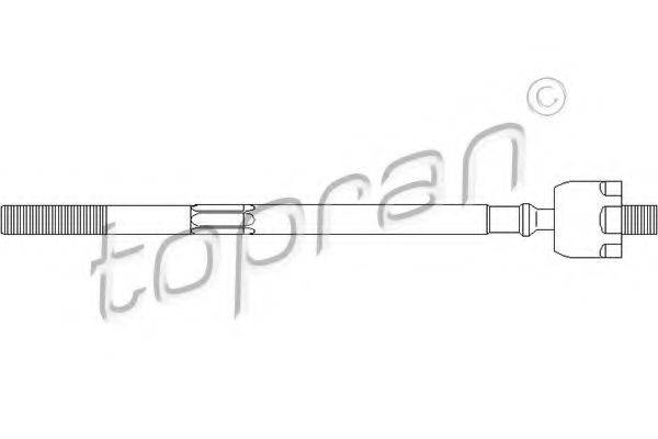 TOPRAN 700106 Осьовий шарнір, рульова тяга