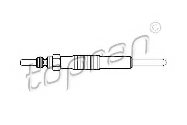 TOPRAN 700402 Свічка розжарювання