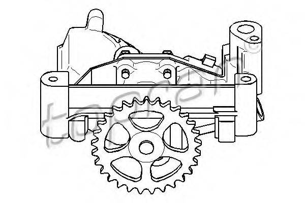 TOPRAN 720158 Масляний насос