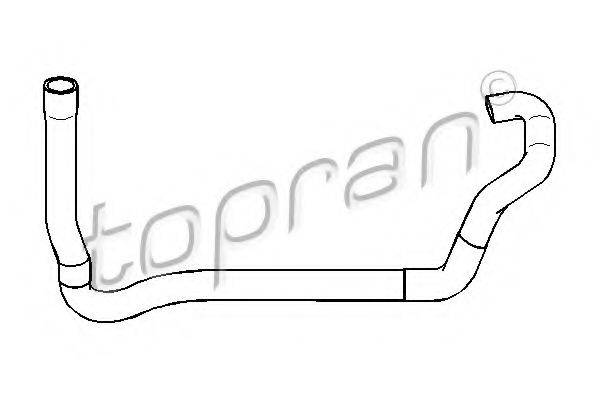 TOPRAN 721432 Шланг радіатора