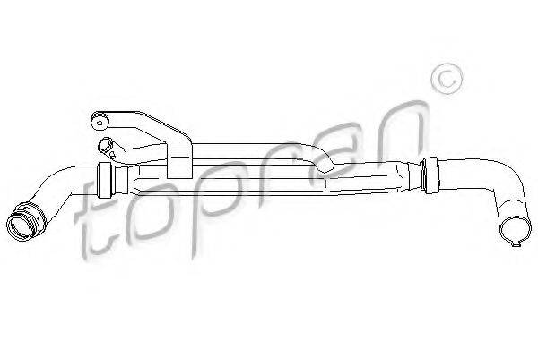 TOPRAN 721819 Трубка охолоджувальної рідини