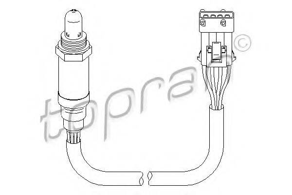 TOPRAN 721854 Лямбда-зонд