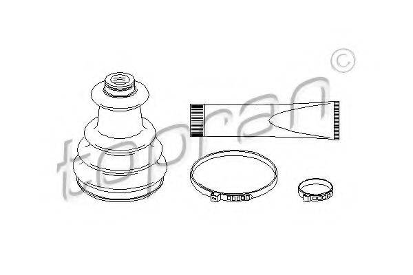 TOPRAN 720298 Комплект пильника, приводний вал