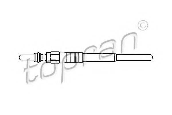 TOPRAN 721429 Свічка розжарювання