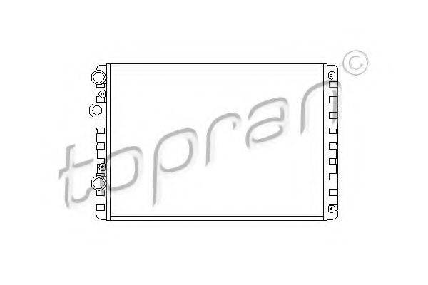 TOPRAN 112407 Радіатор, охолодження двигуна