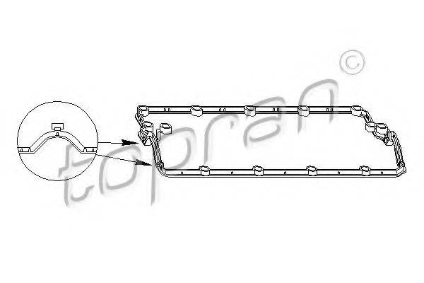 TOPRAN 112906 Прокладка, кришка головки циліндра