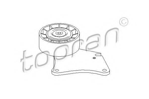 TOPRAN 722434 Паразитний / провідний ролик, полікліновий ремінь