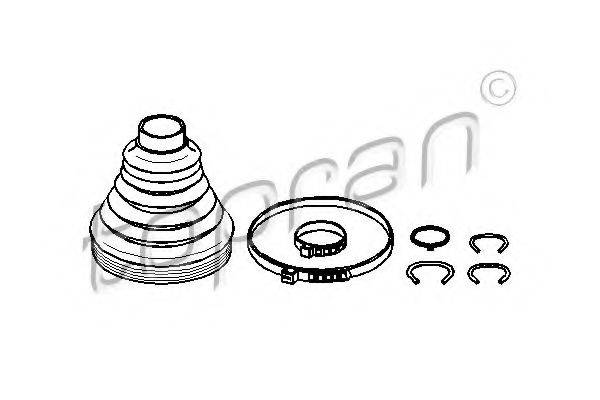 TOPRAN 207919 Комплект пильника, приводний вал