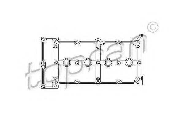 TOPRAN 207620 Прокладка, кришка головки циліндра