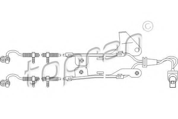 TOPRAN 303959 Датчик, частота обертання колеса