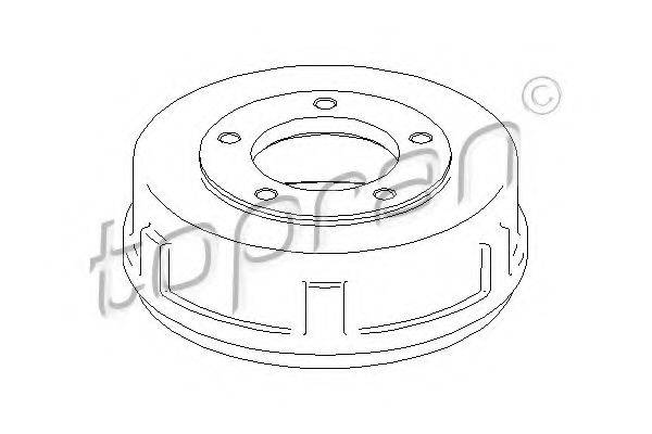 TOPRAN 303979 Гальмівний барабан
