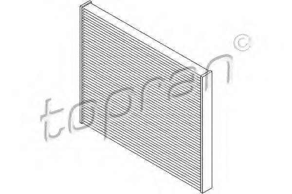 TOPRAN 207624 Фільтр, повітря у внутрішньому просторі
