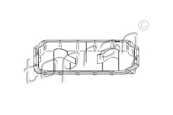 TOPRAN 112859 Масляний піддон