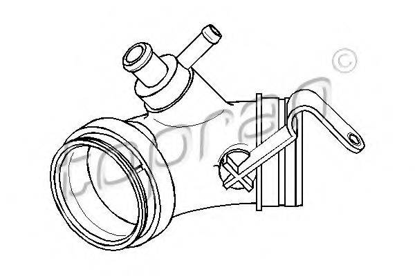 TOPRAN 113416 Впускна труба, підведення повітря
