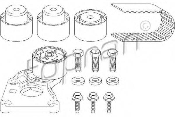 TOPRAN 722795 Комплект ременя ГРМ