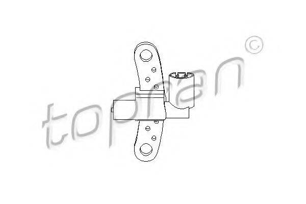 TOPRAN 700756 Датчик частоти обертання, керування двигуном