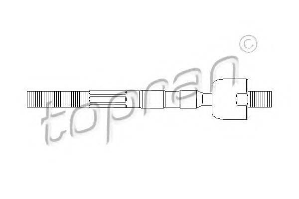 TOPRAN 700715 Осьовий шарнір, рульова тяга