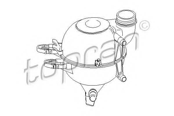 TOPRAN 722677 Компенсаційний бак, охолоджуюча рідина