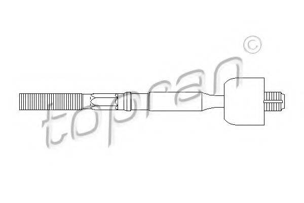 TOPRAN 700753 Осьовий шарнір, рульова тяга